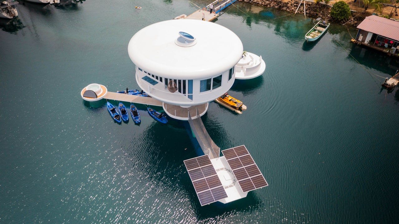 Take A Look Inside The World S First Self Sustaining Floating Home