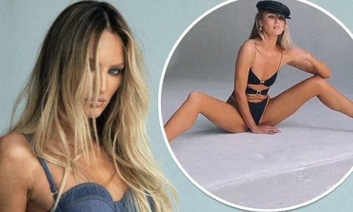 Candice Swanepoel Shows Off Her Very Toned Figure As She Models New