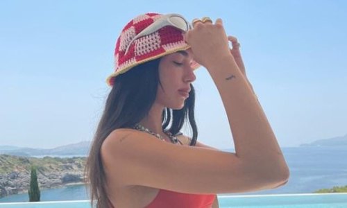 Dua Lipa Shows Off Her Stunning Figure In A Tiny Red Bikini Flipboard