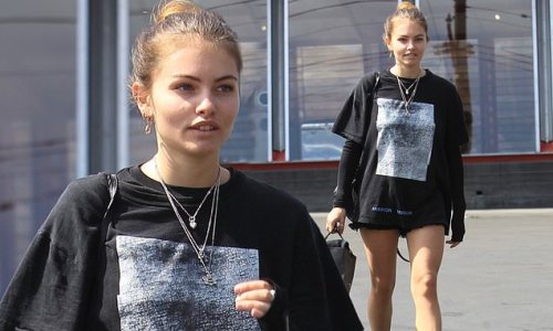 Most Beautiful Girl In The World Thylane Blondeau Puts On A Leggy Display In Denim