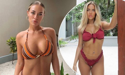 Lottie Tomlinson Shows Off Her Jaw Dropping Figure In A Slew Of Bikini