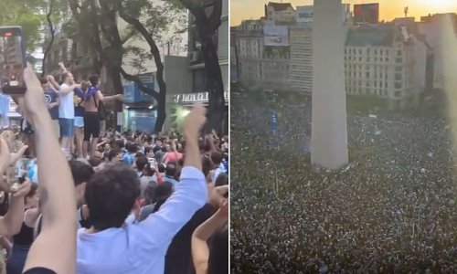Argentina Fans Swarm Buenos Aires After Reaching The World Cup Final As