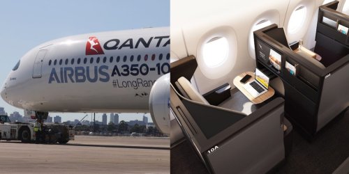 Qantas Just Unveiled Its All New Airbus A350 Cabin That Will Fly On The