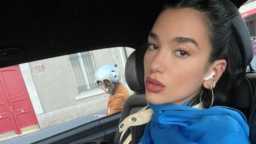 Dua Lipa S Latest Mirror Selfie Featured A Fiery Two Piece Lingerie Set