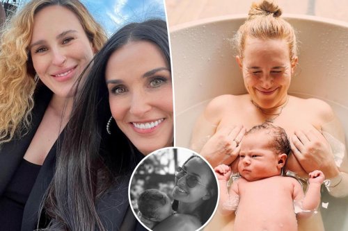 Bruce Willis Wife Emma Heming And Ex Demi Moore Spend Mothers Day