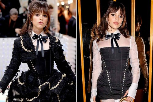 Jenna Ortega Transformed Her Goth Glam Met Gala Red Carpet Look For The