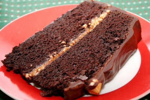 Double Layer Chocolate Cake