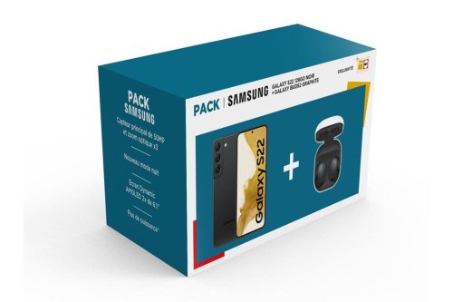 Le pack Samsung Galaxy S22 et les écouteurs Galaxy Buds2 bradés à -40%