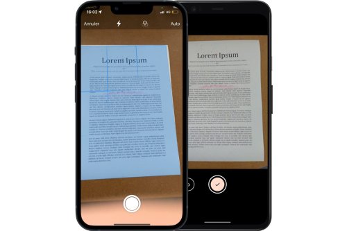 comment faire pour scanner un document avec un iphone