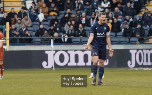 Was sagen Fußballer während eines Spiels?