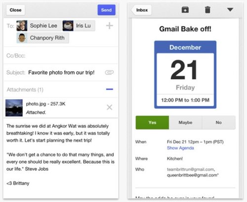 Google Updates Their Gmail App