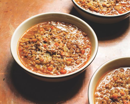 Umbrian Lentil Soup (Zuppa de Lenticchie)