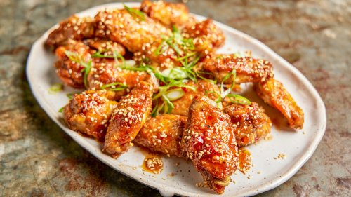 Oven-Fried Sweet Chili Chicken Wings