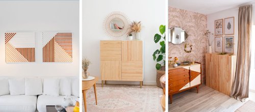DIY : nos inspirations pour relooker votre déco avec des tasseaux en bois