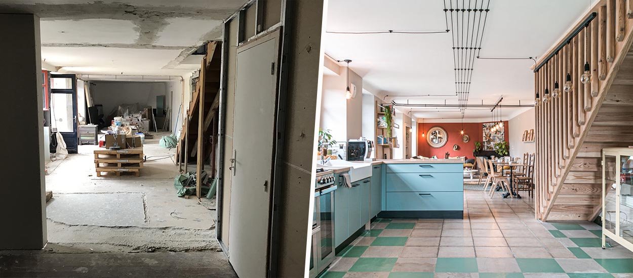 Avant / Après : Ils ont rénové des vieilles chambres d’hôtes en un lieu apaisant et slow life
