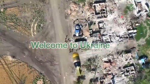 ‘Welcome to Ukraine’: Watch Russians Flee As Ukrainian Drone Drops Grenade