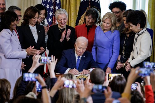 Biden just signed the largest executive order focused on women’s health
