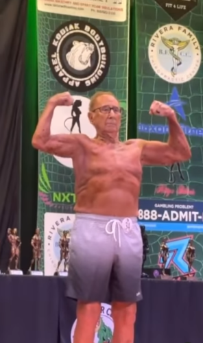 Ehemaliger Schwarzenegger-Mentor (100) wird ältester Bodybuilder