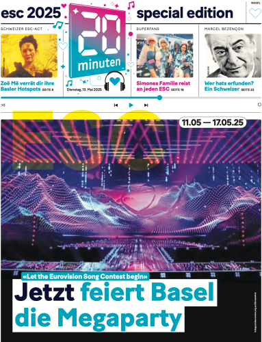 Heute in 20 Minuten: Die grosse Sonderbeilage zum ESC