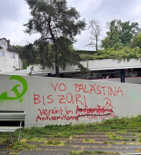 Antisemitisches Graffiti: «Hier wird zu Gewalt aufgerufen»