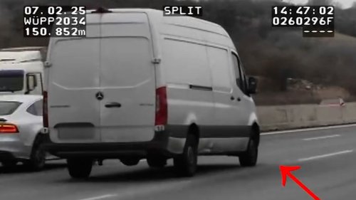 Polizei greift gegen Mittelspurschleicher durch
