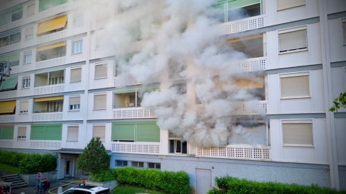 Locataire hospitalisé après l'incendie de son appartement
