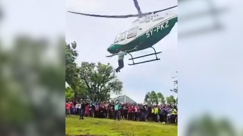 Der 28-Jährige wollte unbedingt mit fliegen