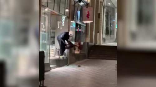 Die Einbrecher packten ihre Beute seelenruhig ein