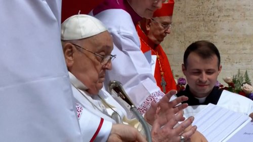 Hier sprach Papst Franziskus zum letzten Mal zu den Gläubigen