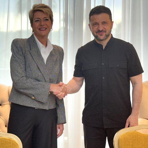 Keller-Sutter trifft Selenski: Thema ist der Weg zum Frieden