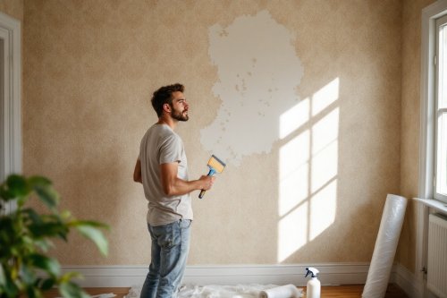 Papier peint impossible à décoller ? La technique secrète des pros pour faire disparaître vos vieux motifs sans efforts ni sueurs froides