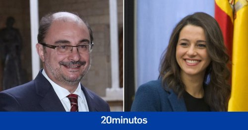 El mensaje de Lambán a Arrimadas tras su adiós: "Que tengas suerte, amiga, y no dejes de estar disponible para el país que amas"