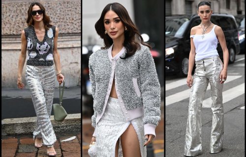 Fashion Week : Adoptée par les stars, la couleur argent fait le bonheur de la mode