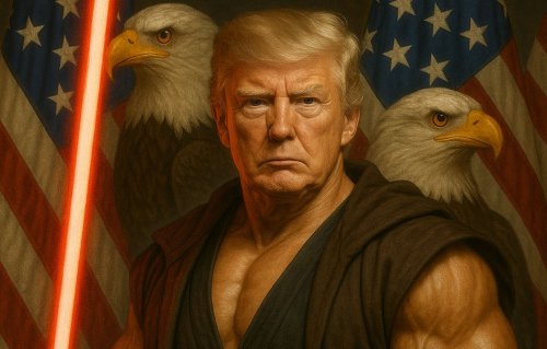En images : Jedi, pape, roi… Le meilleur et le pire des photomontages de Trump diffusés par la Maison-Blanche