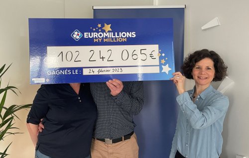 EuroMillions : Une quadragénaire de la Sarthe remporte l’incroyable somme de 102 millions d’euros