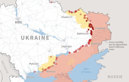 Guerre en Ukraine : Entre offensive à l'Est et bombes à sous-munitions, la semaine en quatre infographies