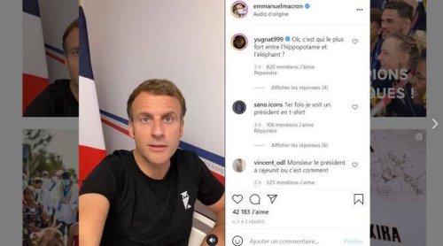 Vaccination : En tee-shirt, Macron joue la « transparence et la proximité » avec sa vidéo sur Instagram et TikTok