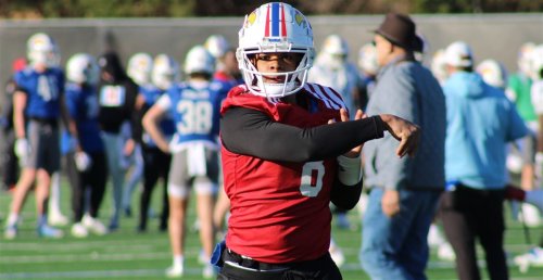 Freshman QB Isaiah Marshall's mentality standing out to KU coaches during spring practice