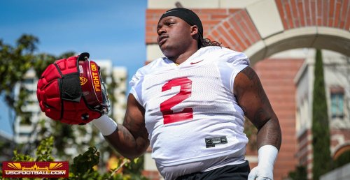 USC defensive line focused on improvements while learning new system during spring camp