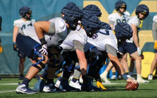 Photos from WVU's first open practice of spring