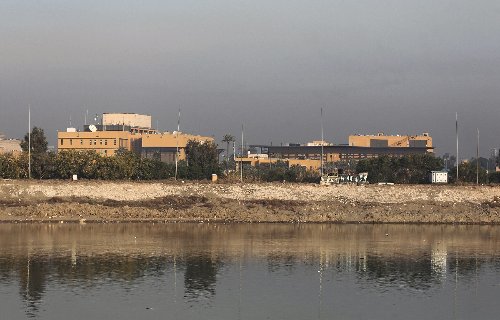 Rockets fired at US embassy in Iraq after attacks on bases