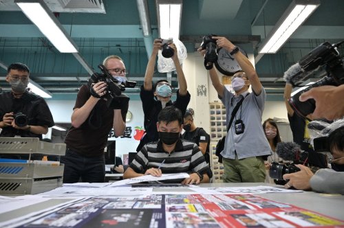 Hong Kong police detain three former Apple Daily editors under security law