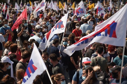 Protests, strikes in Greece over disputed labour law