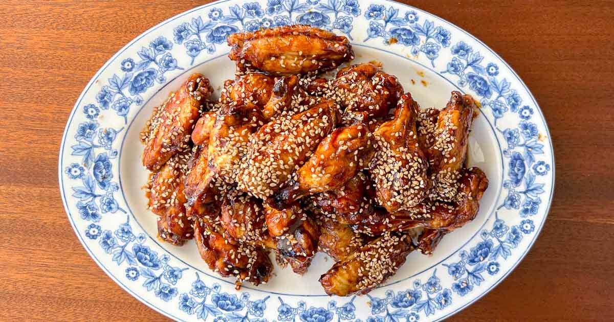 Asian Air Fryer Chicken Wings