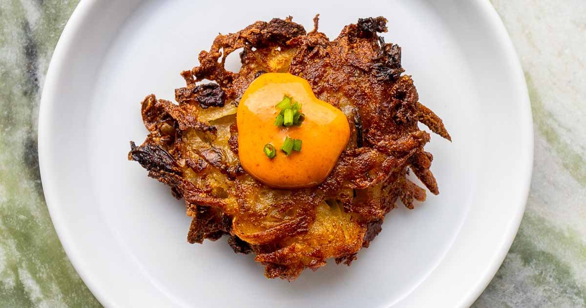 Easy Kimchi Latkes Recipe