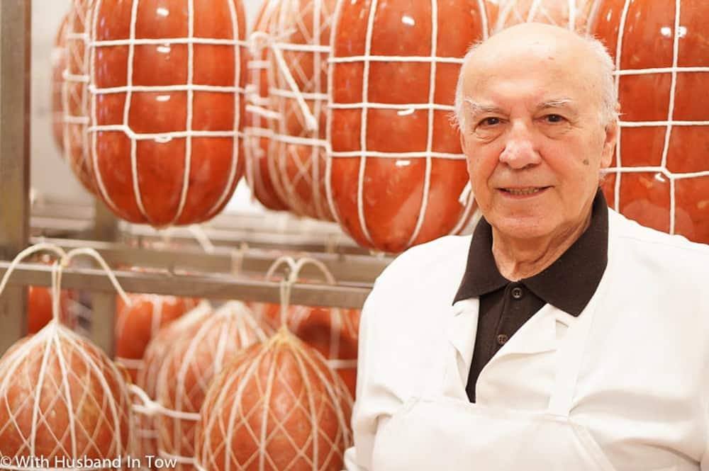 Tasting Italian Mortadella in Bologna