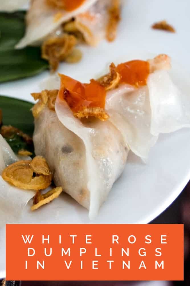 White Rose Dumplings in Vietnam