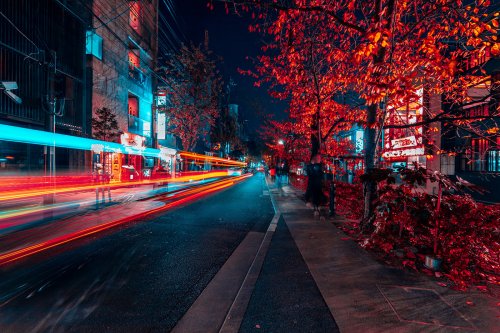 Kyoto au néon par Xavier Portela - 2Tout2Rien