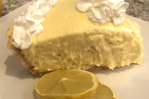 Creamy No-Bake Lemonade Pie Recipe Is Light & Fluffy Like a Cloud