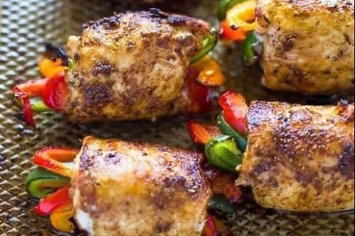 ​Chicken Fajita Roll-Ups Recipe: A Healthy, Skinny Chicken Recipe With Mexican Flavors